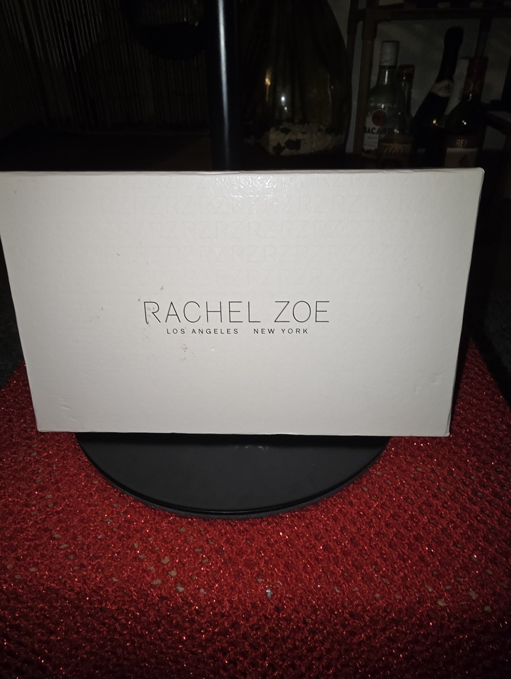 NWT Rachel Zoe Silver Beaded Coffee Coin Purse & Cookie Charm Set - Picture 3 of 3